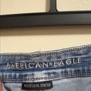 American Eagle Light Blue Denim with Stretch